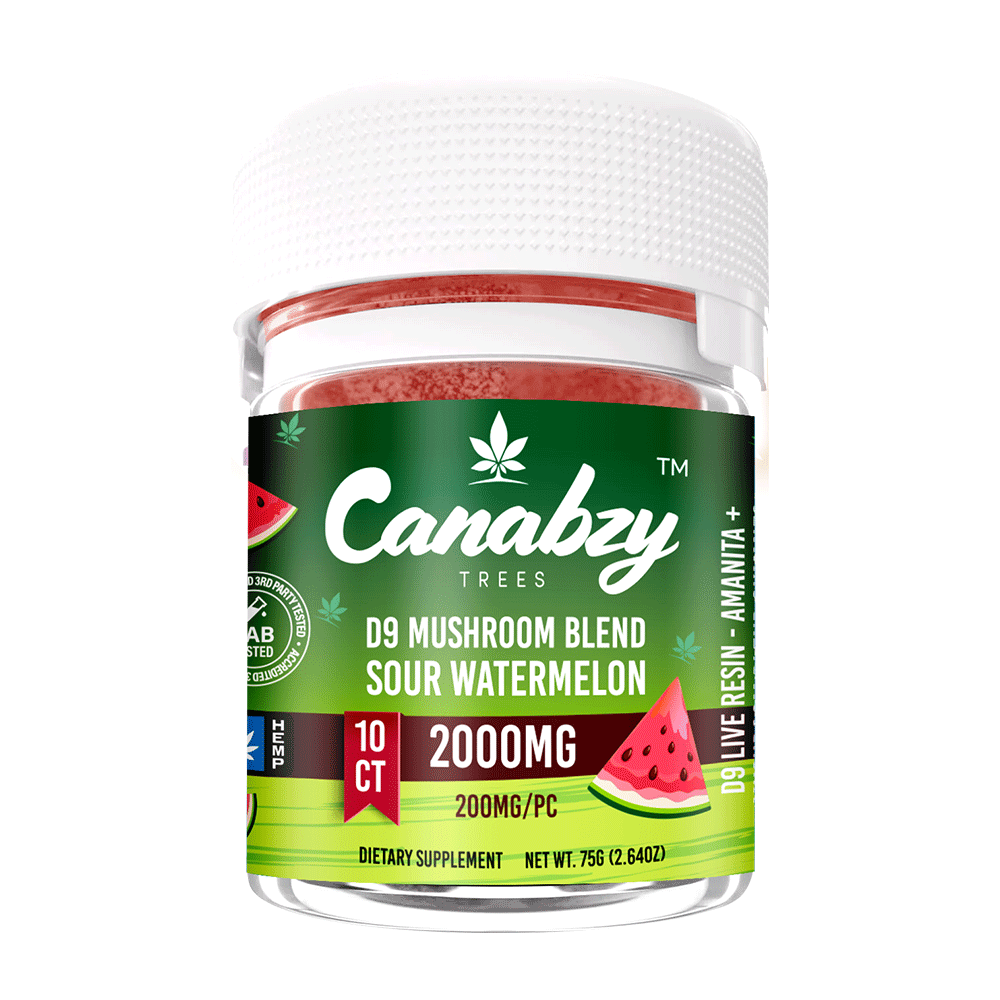 Canabzy Gummies Sour Watermelon