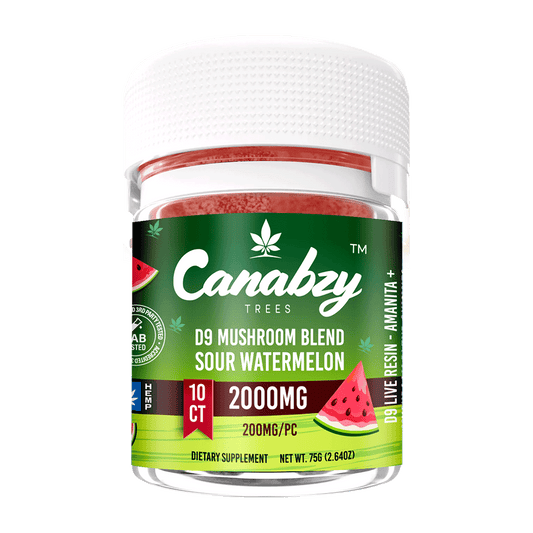 Canabzy Gummies Sour Watermelon