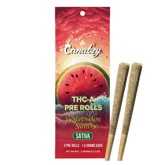 Canabzy Preroll 2ct - Watermelon Sunrise