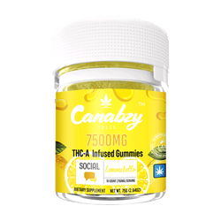 Canabzy THC-A Infused Gummies 7500mg - Lemonchello