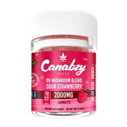 Canabzy Gummies Sour Strawberry