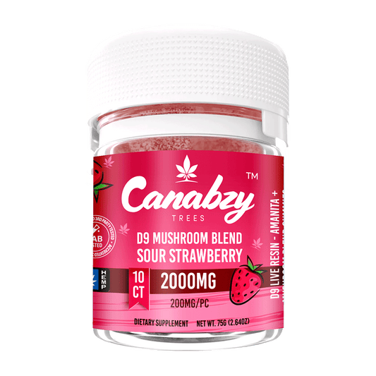 Canabzy Gummies Sour Strawberry