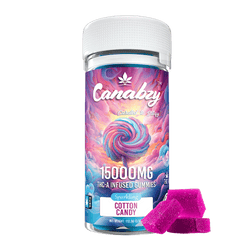 Canabzy THC-A Infused Gummies 15000mg 30ct - Cotton Candy