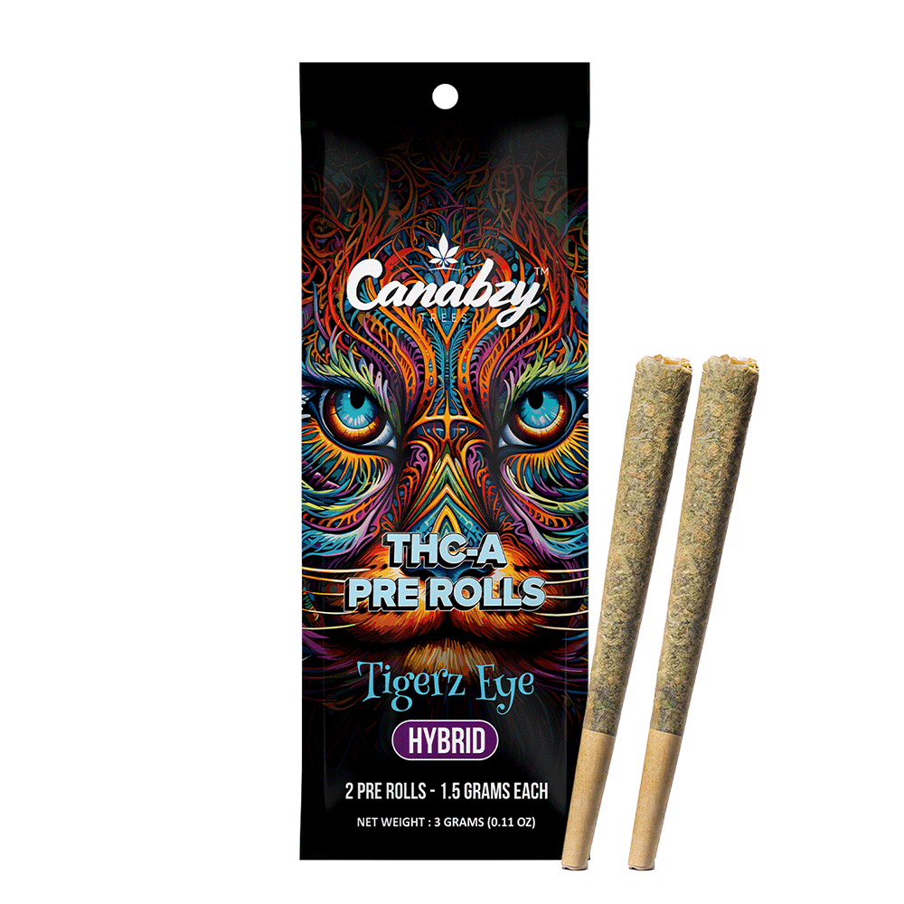 Canabzy Preroll 2ct - Tigerz Eye