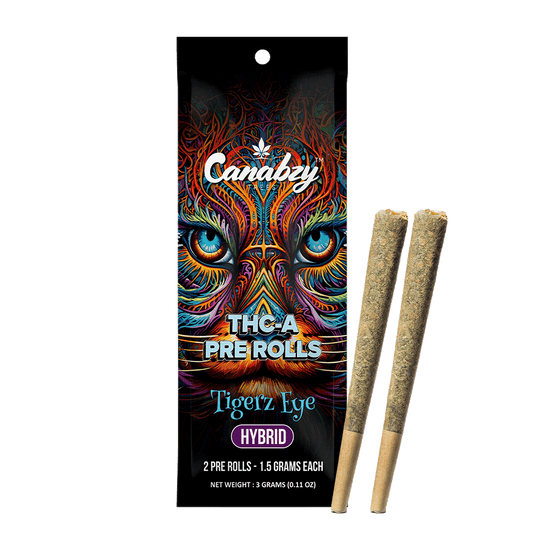 Canabzy Preroll 2ct - Tigerz Eye