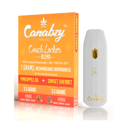 Canabzy Disposable – Couch Locker Blend – Pineapple OG + Sunset Sherbet