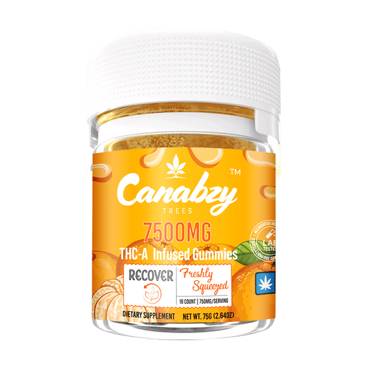 Canabzy THC-A Infused Gummies 7500mg - Freshly Squeezed