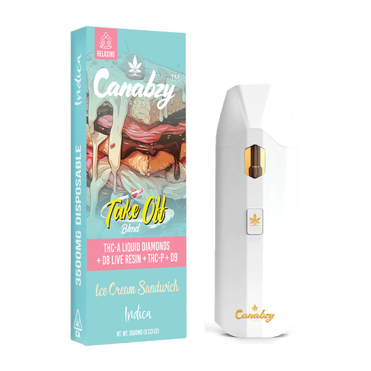 Canabzy Dispoable - Take Off Blend - Ice Cream Sandwich