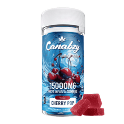 Canabzy THC-A Infused Gummies 15000mg 30ct - Cherry Pop