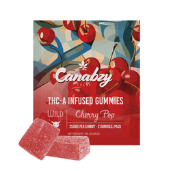 Canabzy THC-A Infused Gummies 500mg 2ct - Cherry Pop