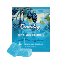 Canabzy THC-A Infused Gummies 500mg 2ct - Blue Razz Dream