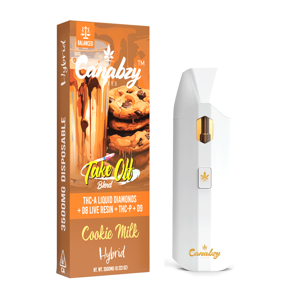 Canabzy Disposable - Take Off Blend - Cookie Milk