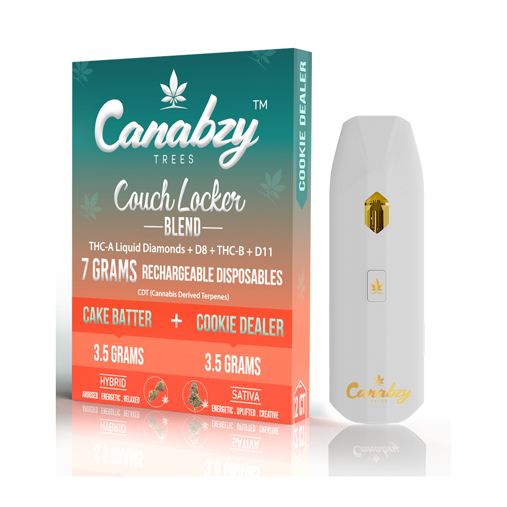 Canabzy Disposable – Couch Locker Blend – Cake Batter + Cookies Dealer