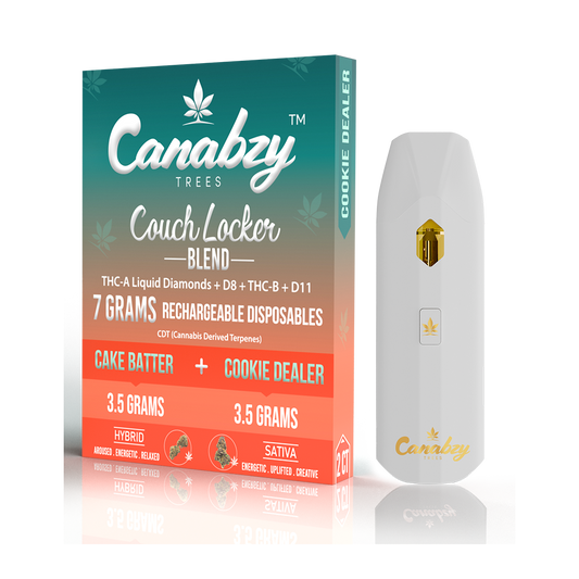 Canabzy Disposable – Couch Locker Blend – Cake Batter + Cookies Dealer