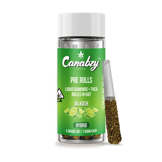 Canabzy Kief Coated Pre-Rolls  –  5000mg –  OG Kush