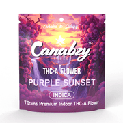 Canabzy THC-A Flower  –  7 Grams –  Purple Sunset