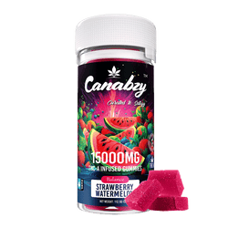 Canabzy THC-A Infused Gummies 15000mg 30ct - Strawberry Watermelon