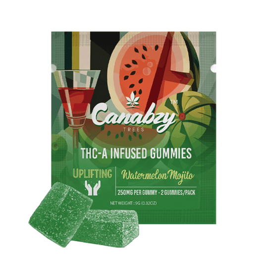 Canabzy THC-A Infused Gummies 500mg 2ct - Watermelon Mojito