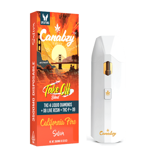 Canabzy Dispoable - Take Off Blend - California Fire