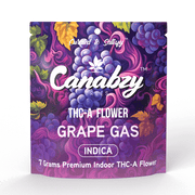 Canabzy THC-A Flower  –  7 Grams –  Grape Gas