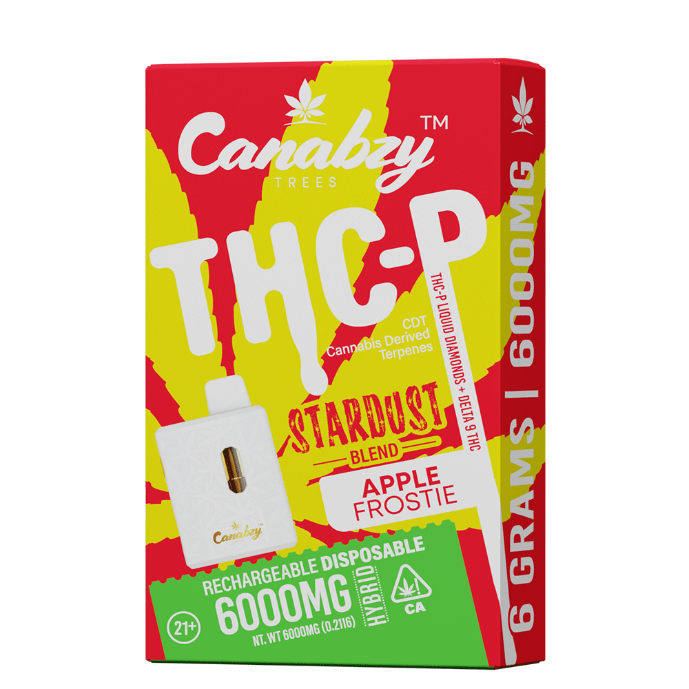 Canabzy THC-P Disposable 6000mg - Stardust Blend - Apple Frostie