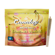 Canabzy Mini Pre Rolls  – 500mg – Banana Sundae