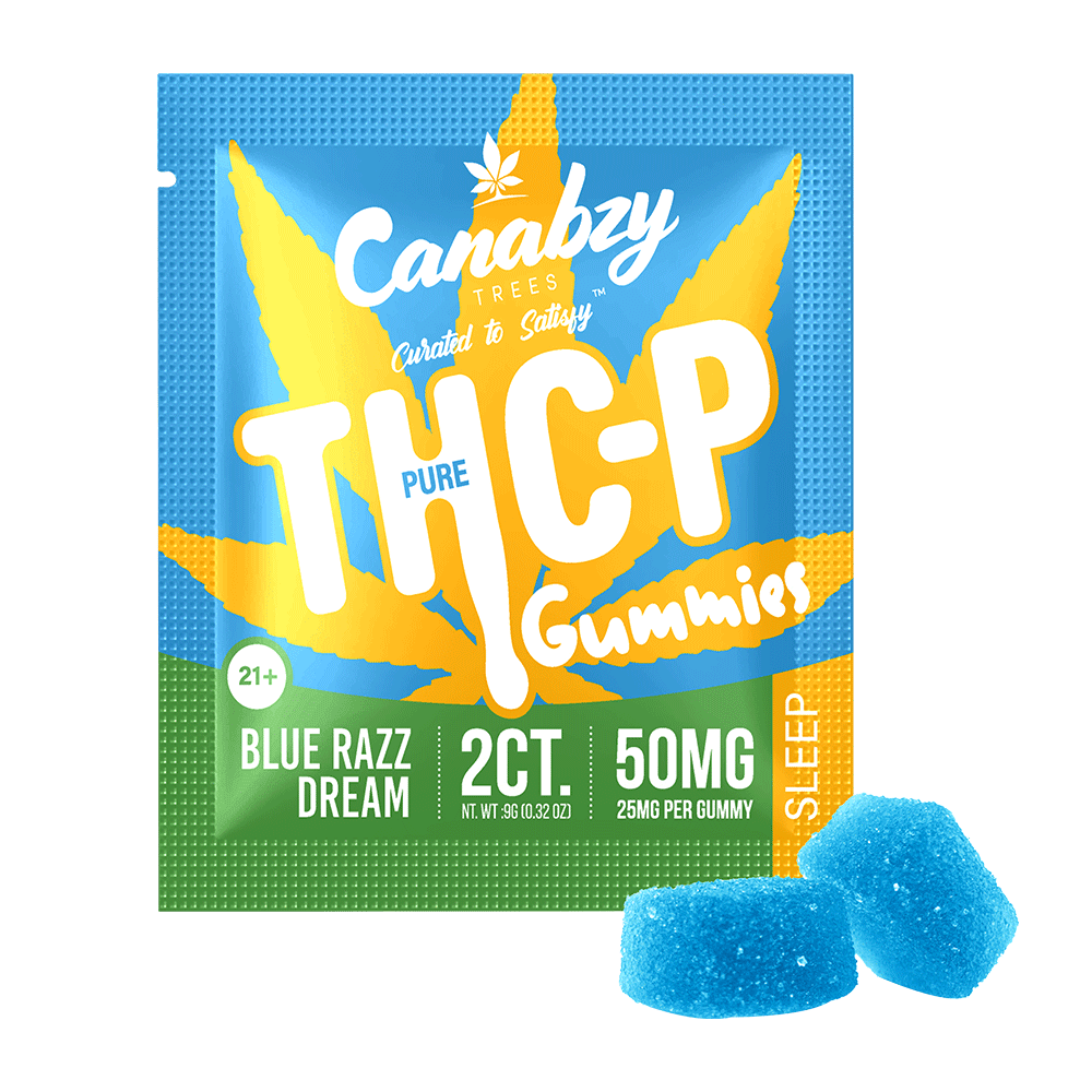 Canabzy THC-P Pure Gummies 50mg - Blue Razz Dream