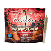 Canabzy Mini Pre Rolls  – 500mg – Cherry Bomb