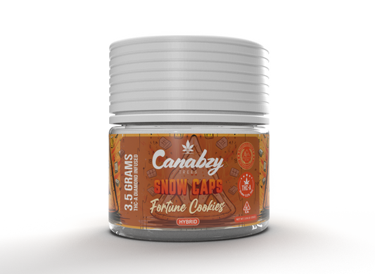 Canabzy Snow Caps THC-A Infused Flower  –  3.5 Grams – Fortune Cookies