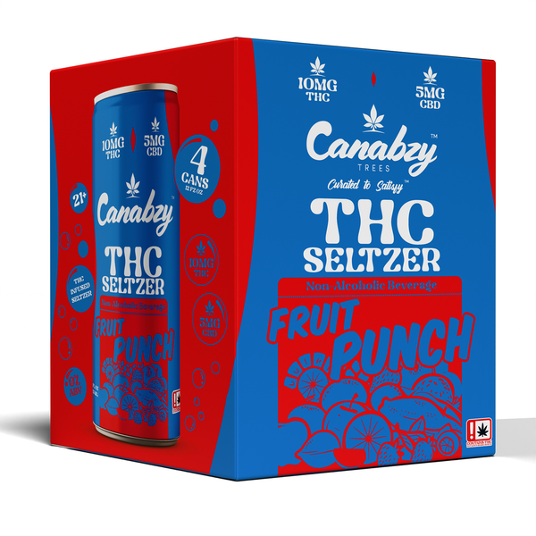 Fruit Punch 10mg THC Seltzer (4 Pack)