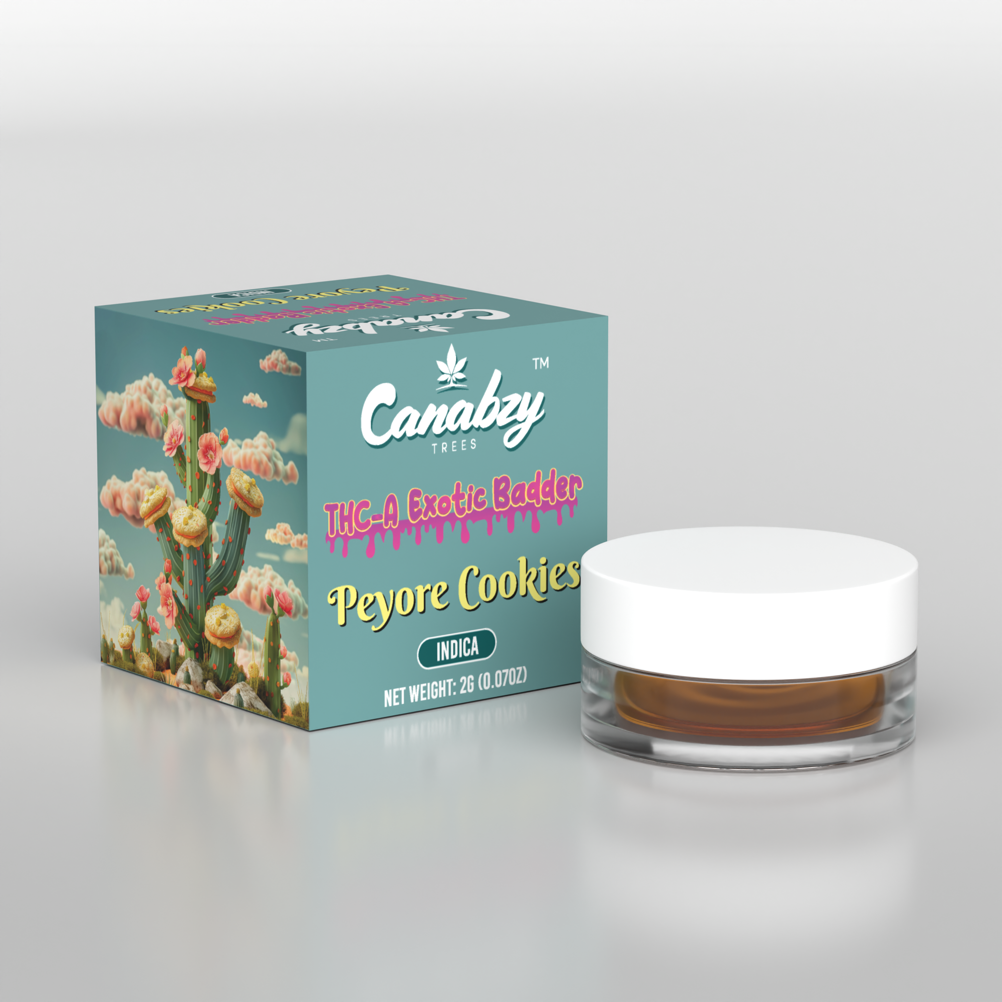 Canabzy THC-A Exotic Badder 2G - Peyore Cookies