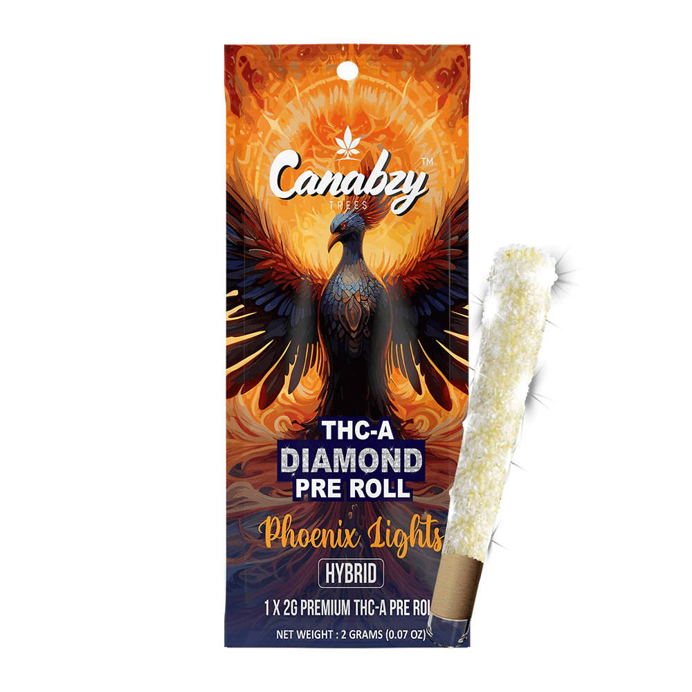 Canabzy Diamond Preroll 2G 1ct - Phoenix Lights