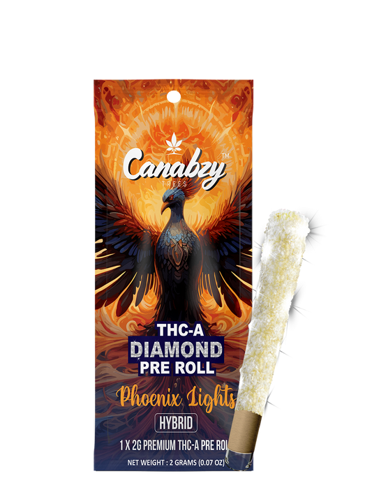 Canabzy Diamond Preroll 2G 1ct - Phoenix Lights