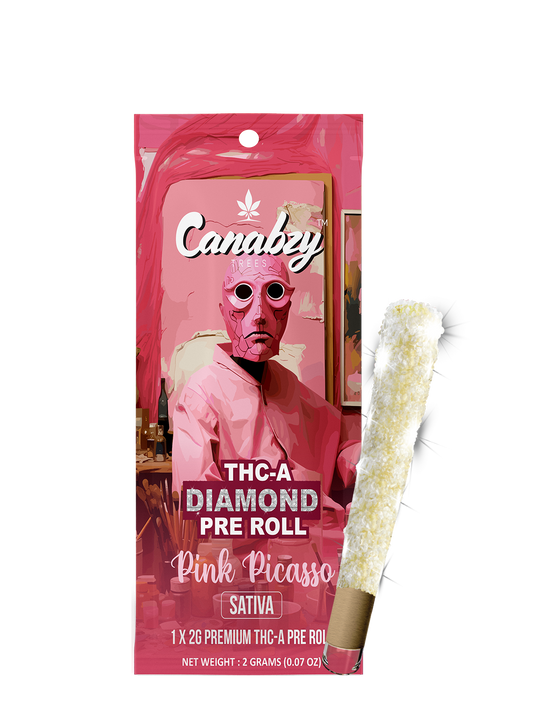 Canabzy Diamond Preroll 2G 1ct - Pink Picasso