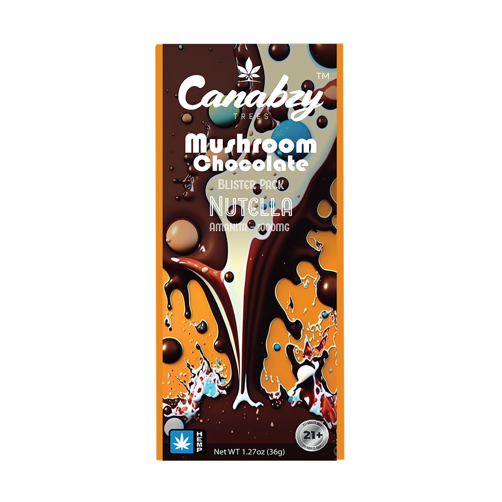Canabzy Chocolate Amanita 1000mg – Nutella
