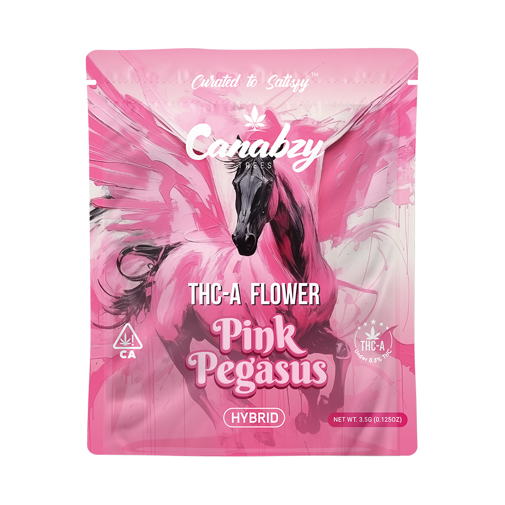 Canabzy THC-A Flower   –  3.5 Grams –  Pink Pegasus