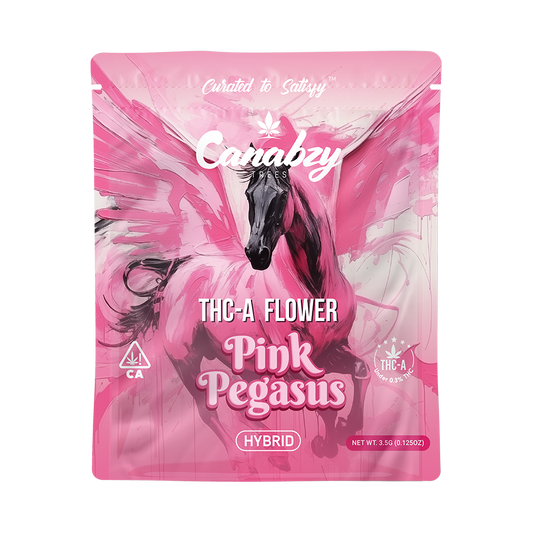 Canabzy THC-A Flower   –  3.5 Grams –  Pink Pegasus