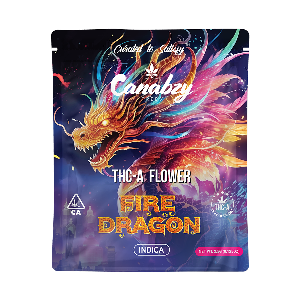 Canabzy THC-A Flower   –  3.5 Grams –  Fire Dragon