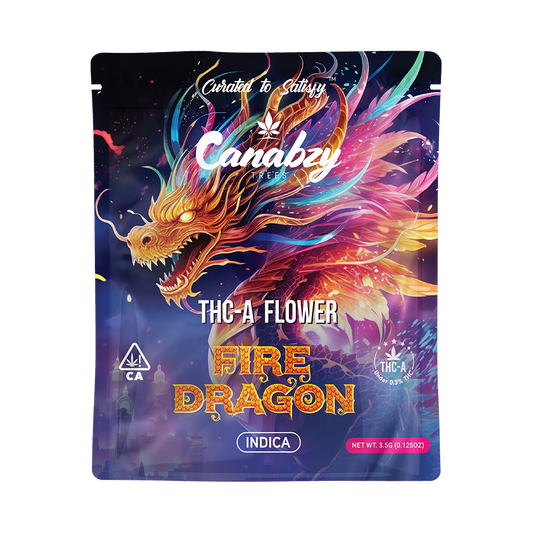 Canabzy THC-A Flower   –  3.5 Grams –  Fire Dragon