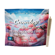 Canabzy Mini Pre Rolls  – 500mg – Strawberry Frost