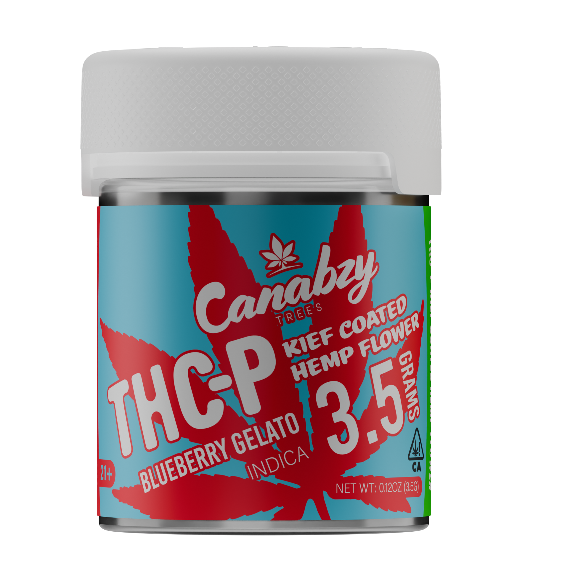 Canabzy THC-P Kief Coated Hemp Flower 3.5g - Blueberry Gelato