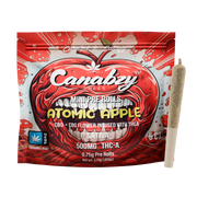 Canabzy Mini Pre Rolls  – 500mg – Atomic Apple