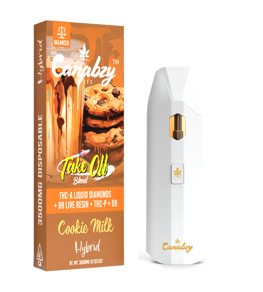 Canabzy Dispoable - Take Off Blend - Cookie Milk