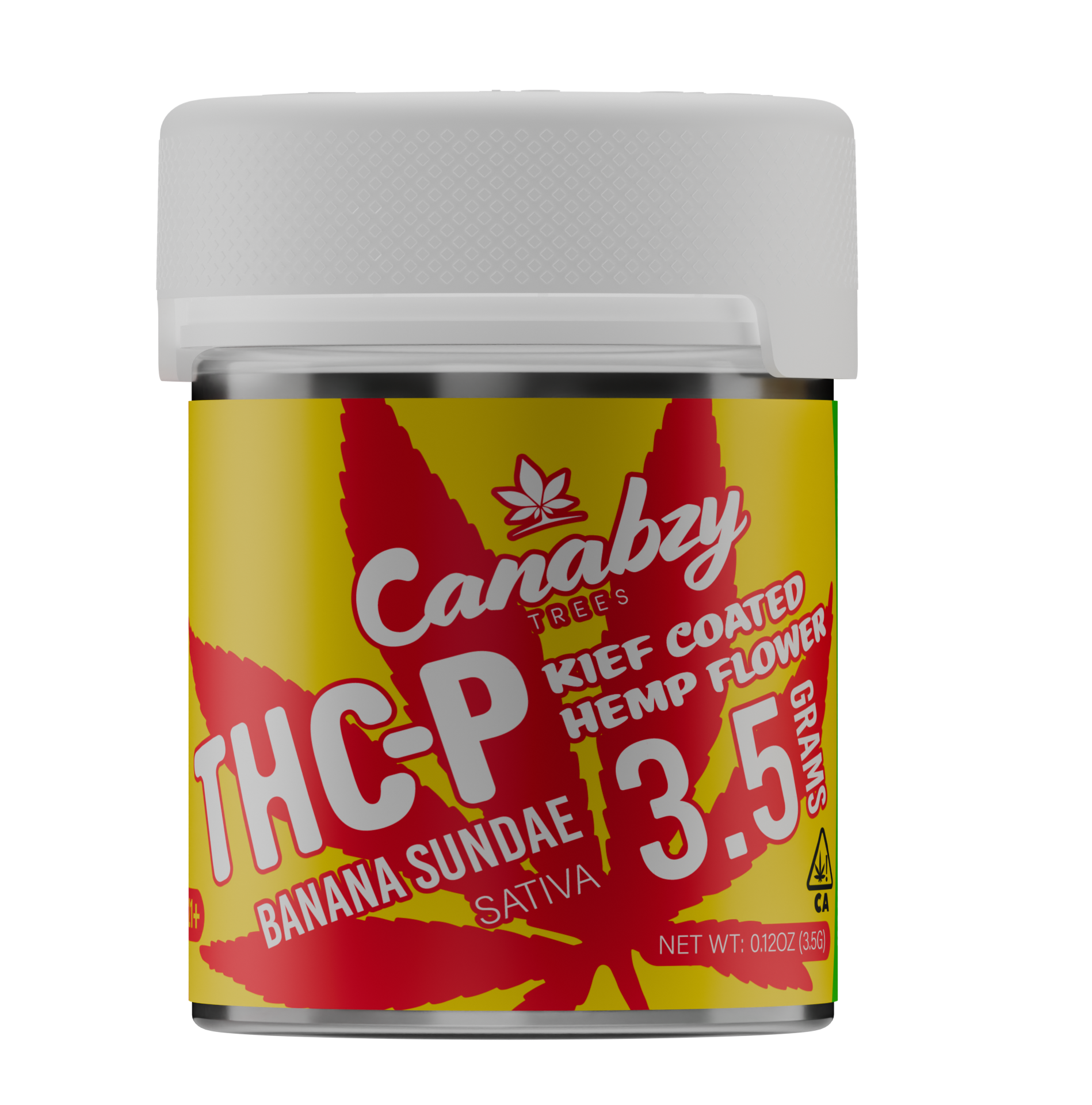 Canabzy THC-P Kief Coated Hemp Flower 3.5g - Banana Sundae